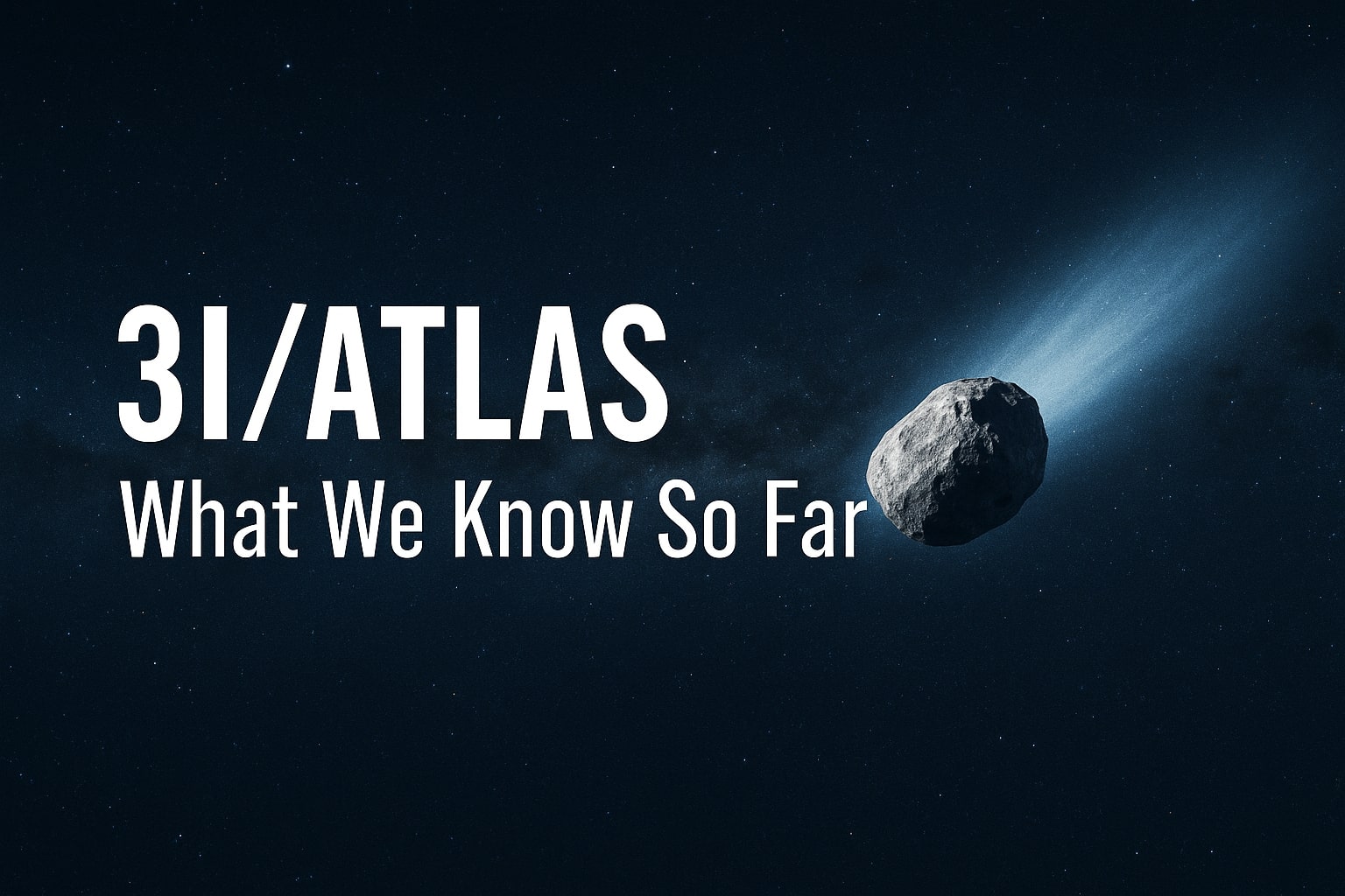 3I/ATLAS: What we know so far