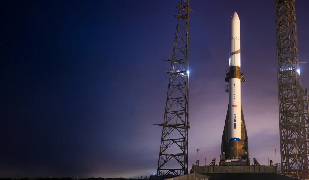 NASA and Blue Origin gear up for Mars with powerful New Glenn rocket test 1