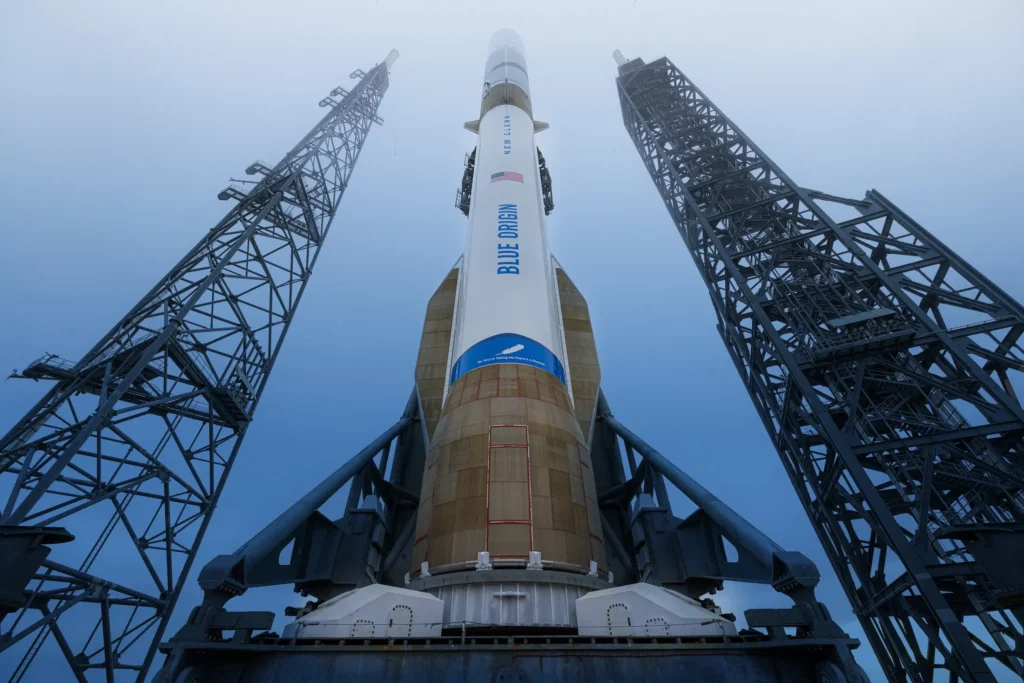 NASA and Blue Origin gear up for Mars with powerful New Glenn rocket test 1