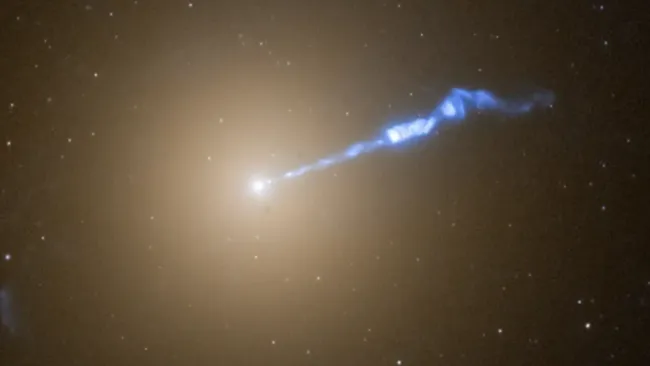 Black Hole Goes Full Flamethrower M87 Fires a 3,000-Light-Year Jet