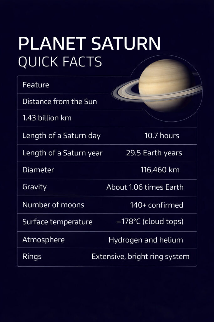 Planet Saturn