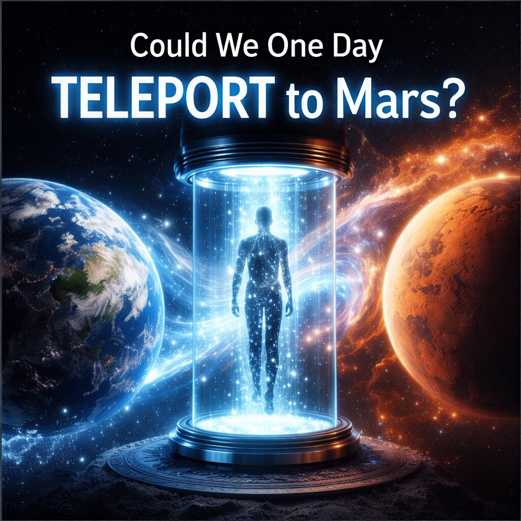 Could We One Day Teleport to a Mars Colony in Seconds