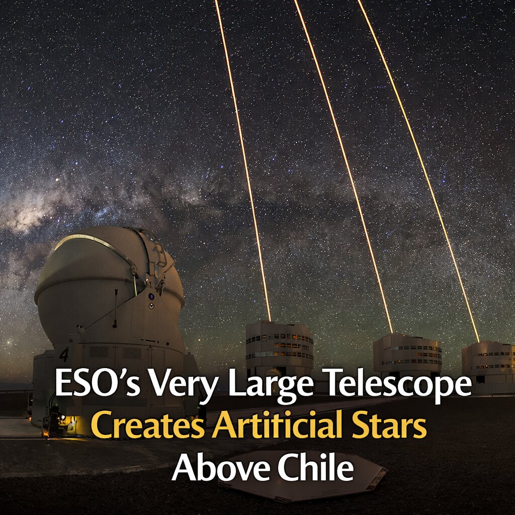 ESO’s Very Large Telescope Creates Artificial Stars Above Chile