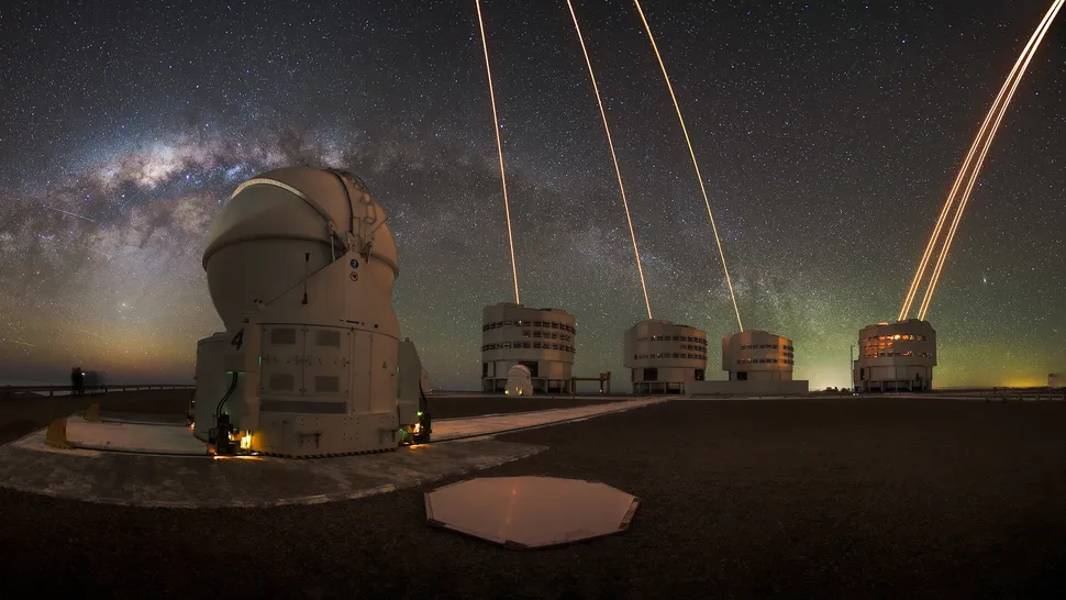 ESO’s Very Large Telescope Creates Artificial Stars Above Chile