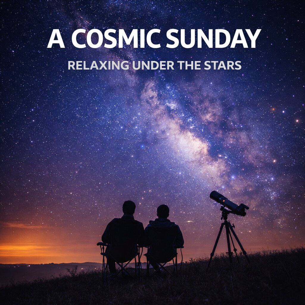 A Cosmic Sunday Relaxing Under the Stars