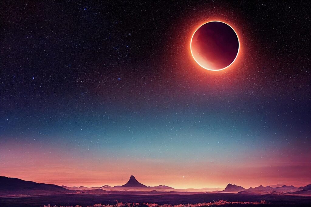 A total lunar eclipse on March 3, 2026