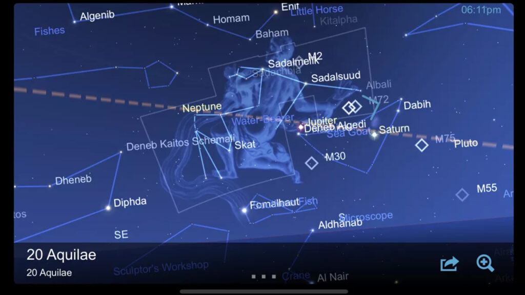 Sky mapping apps