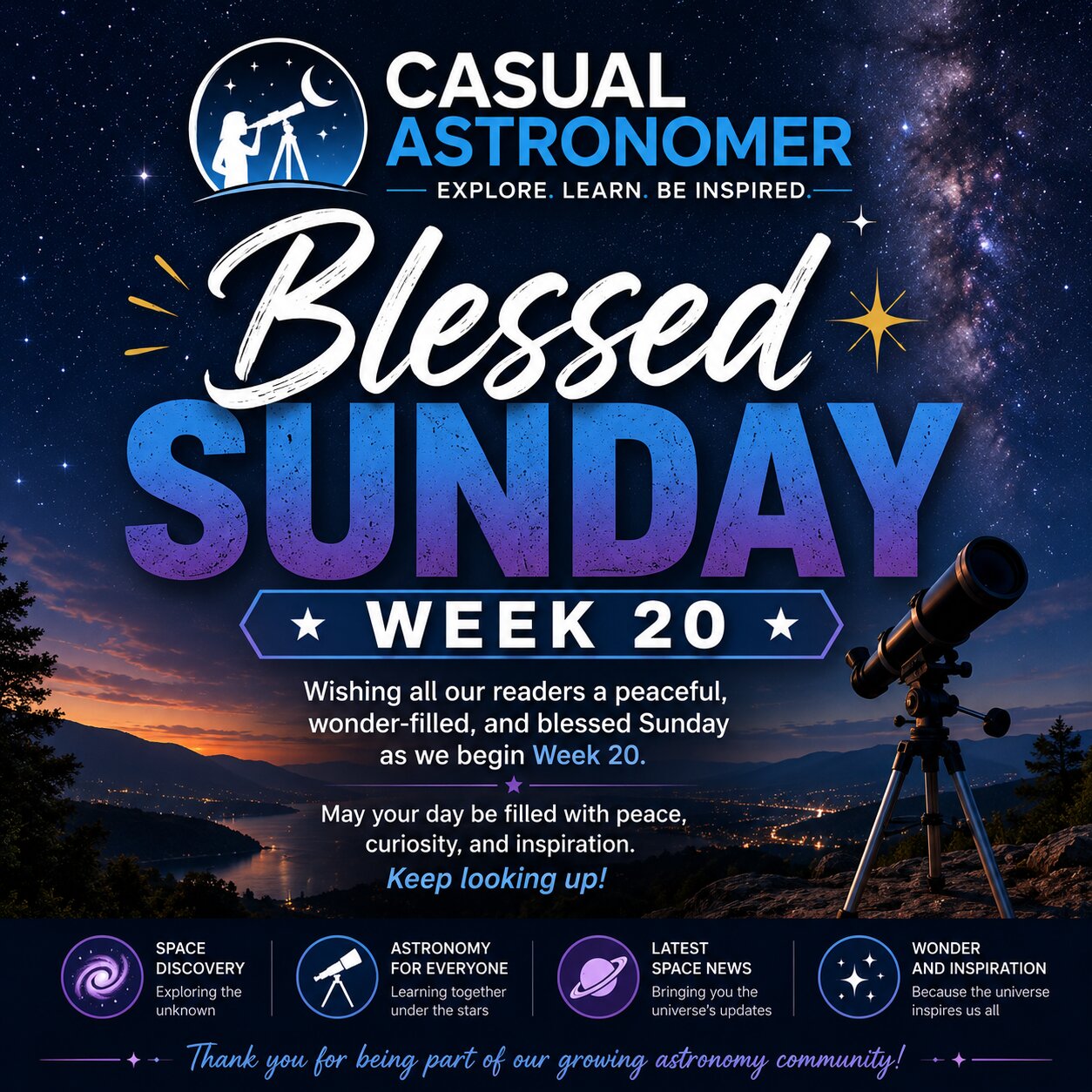 Blessed Sunday Week 20