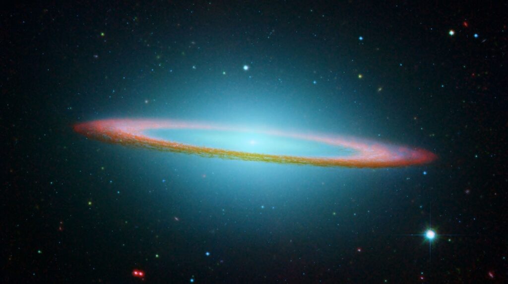 Explore the famous Sombrero Galaxy and its unique cosmic structure 