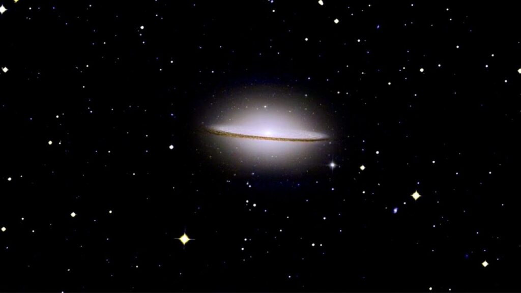Explore the famous Sombrero Galaxy and its unique cosmic structure 