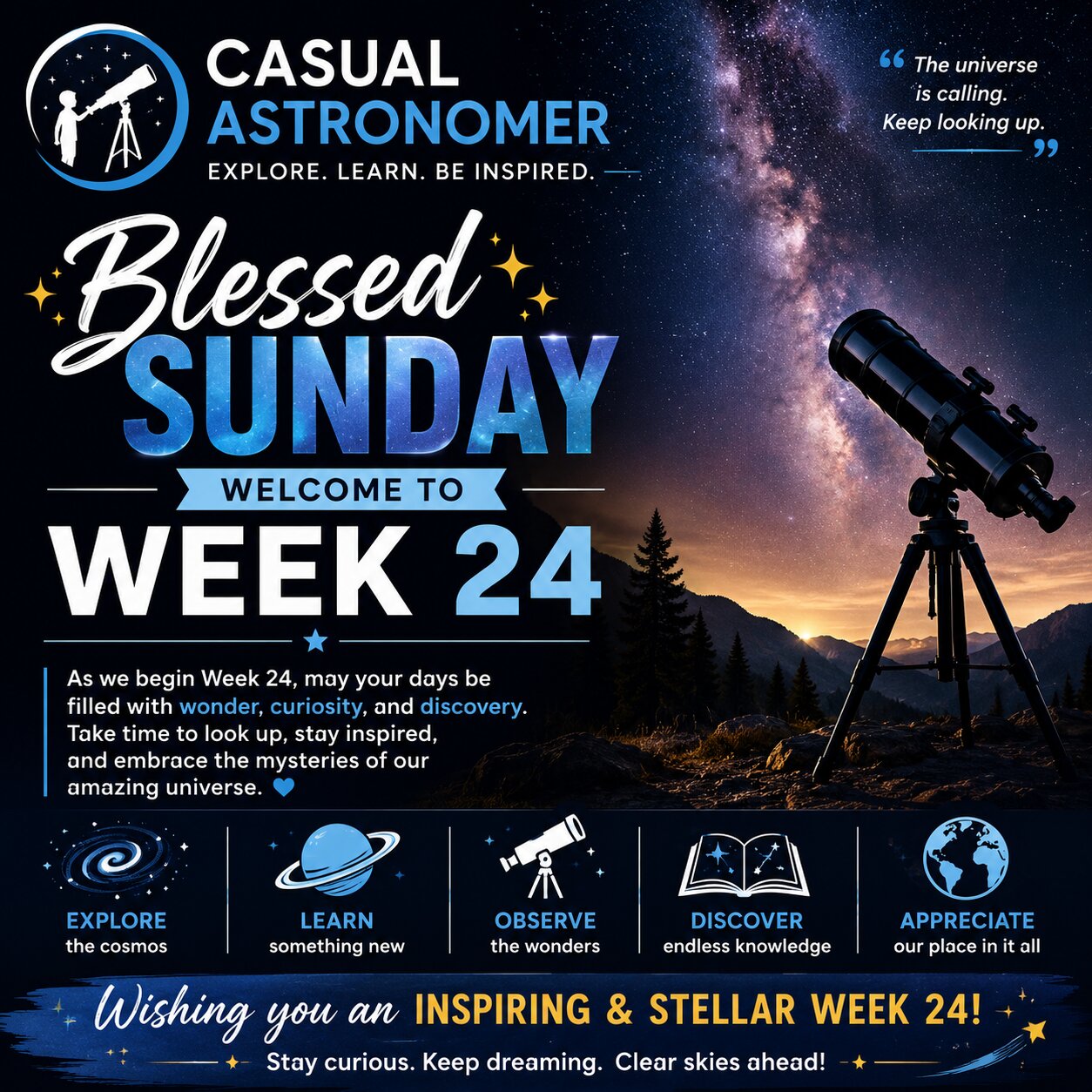 Blessed Sunday Week 24