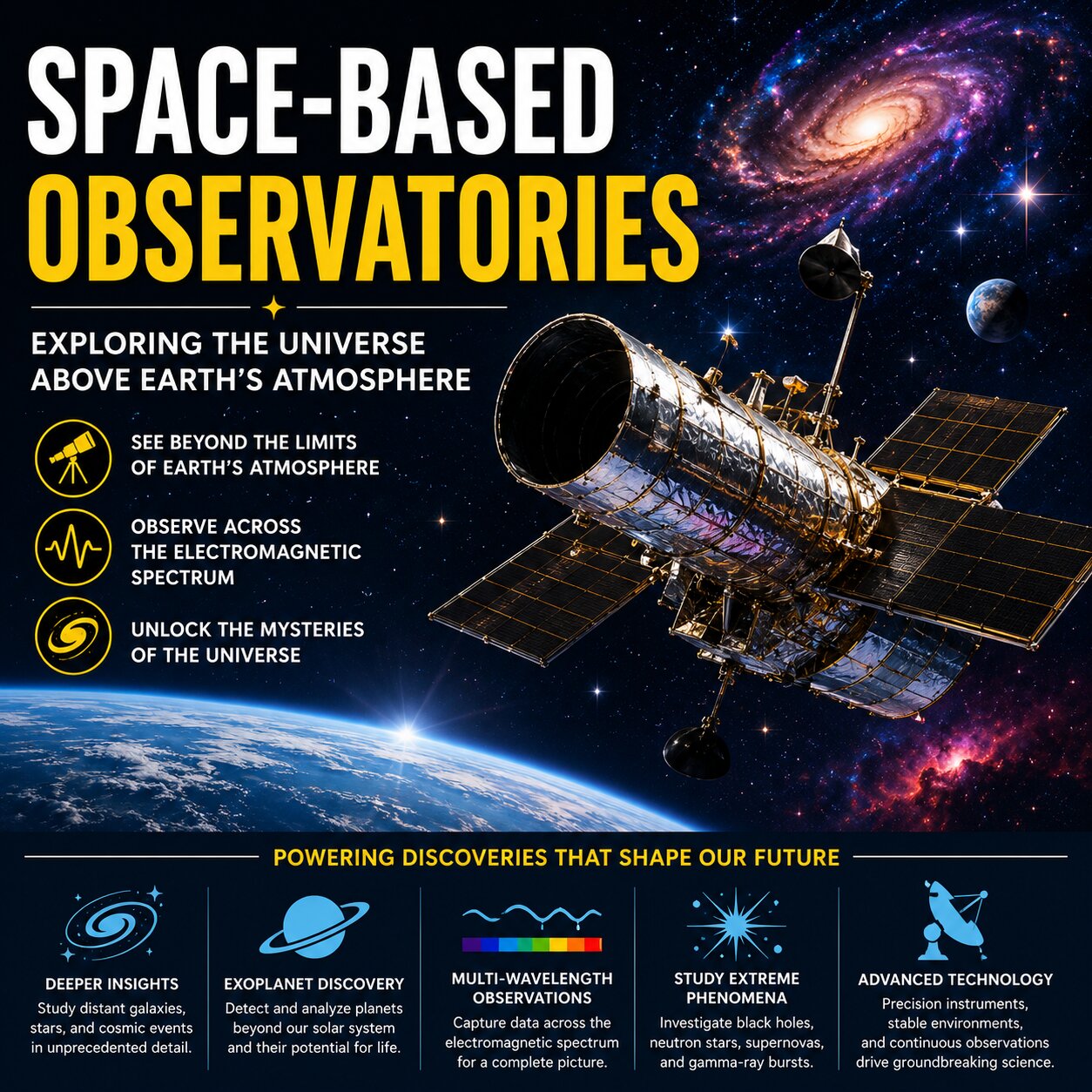 Space-Based Observatories: Exploring The Universe Above Earth's Atmosphere