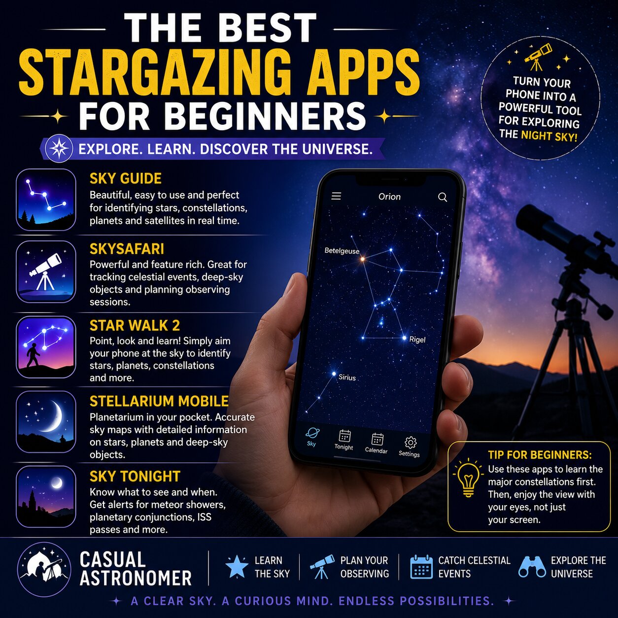 The Best Stargazing Apps for Beginners