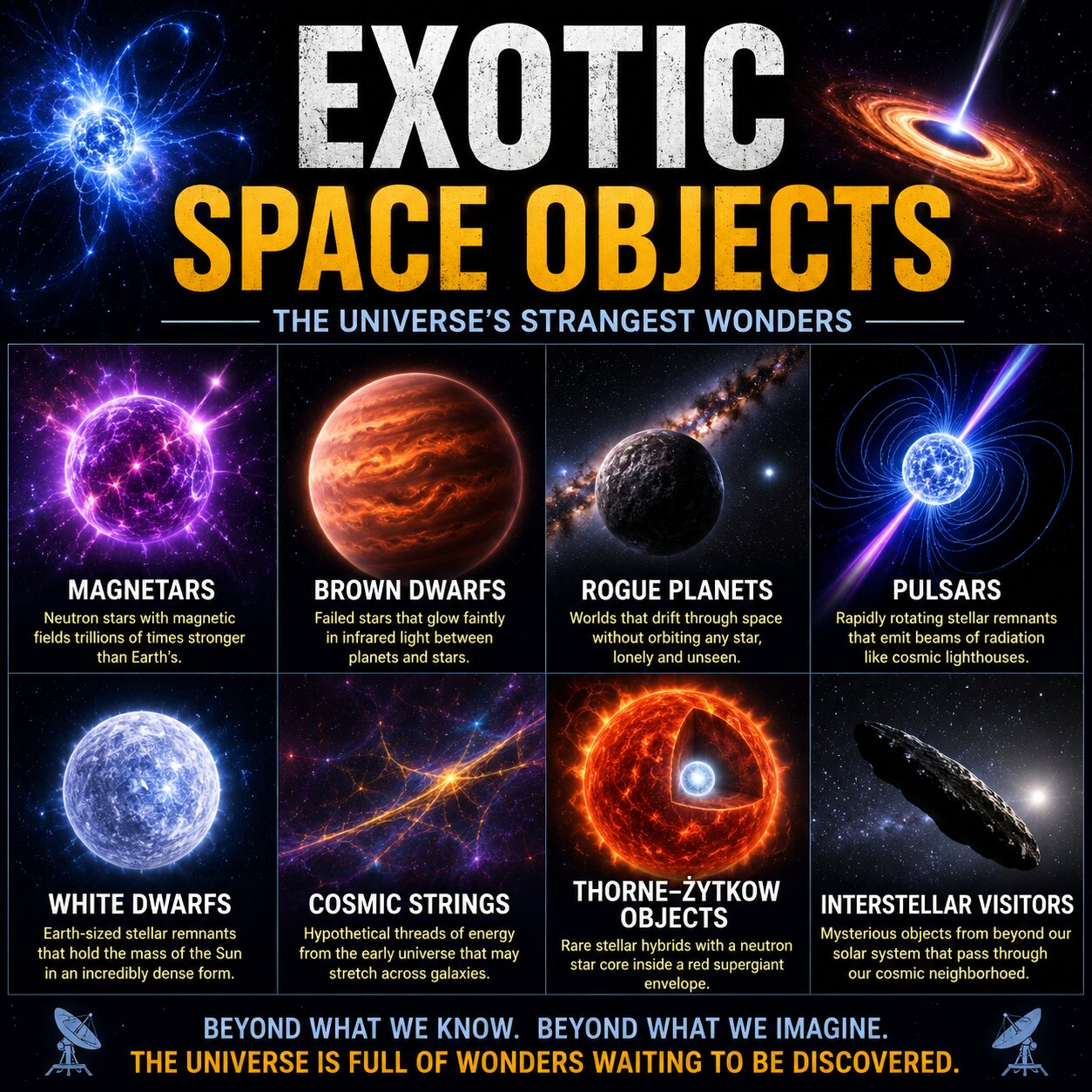 exotic space objects