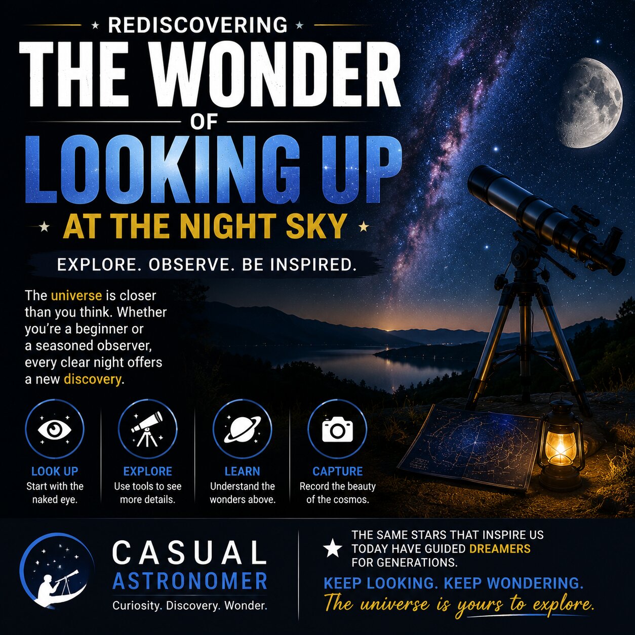 Rediscovering the Wonder of Looking Up at the Night Sky