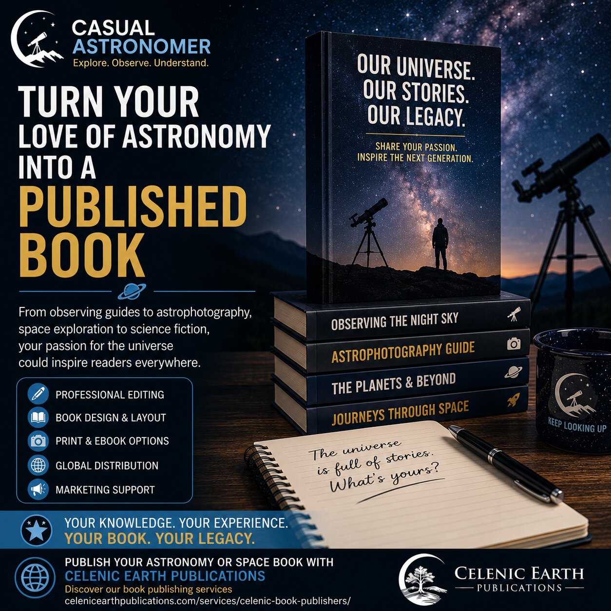 Turn Your Love of Astronomy into a Published Book