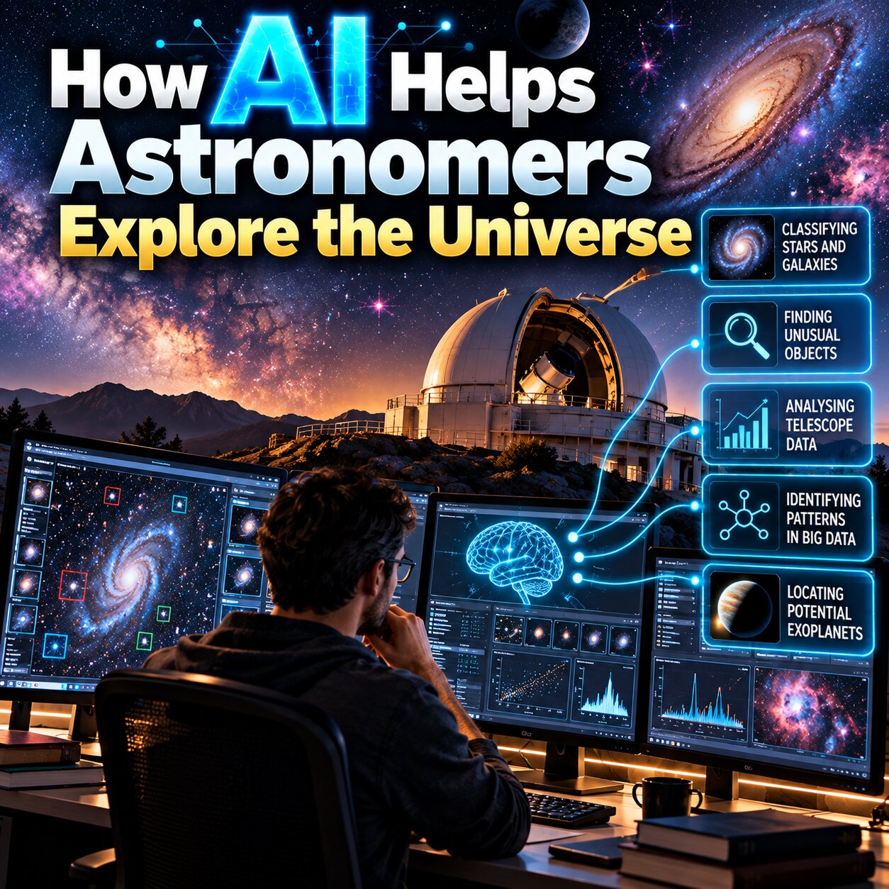 How AI Helps Astronomers Explore the Universe