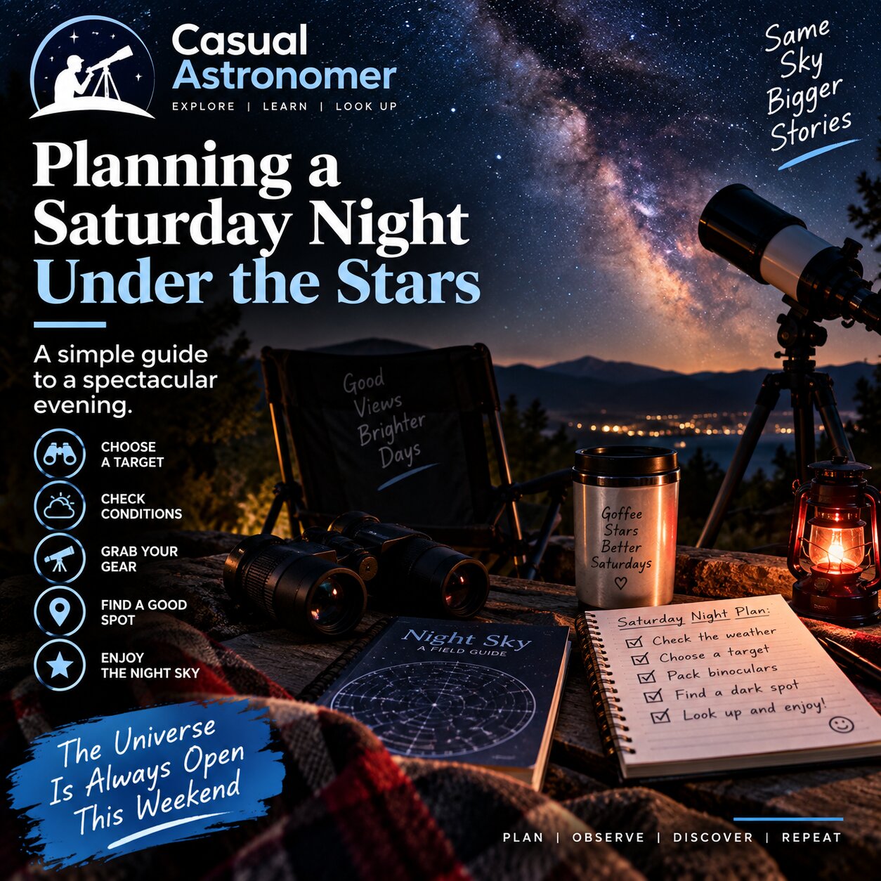 Planning a Saturday Night Under the Stars