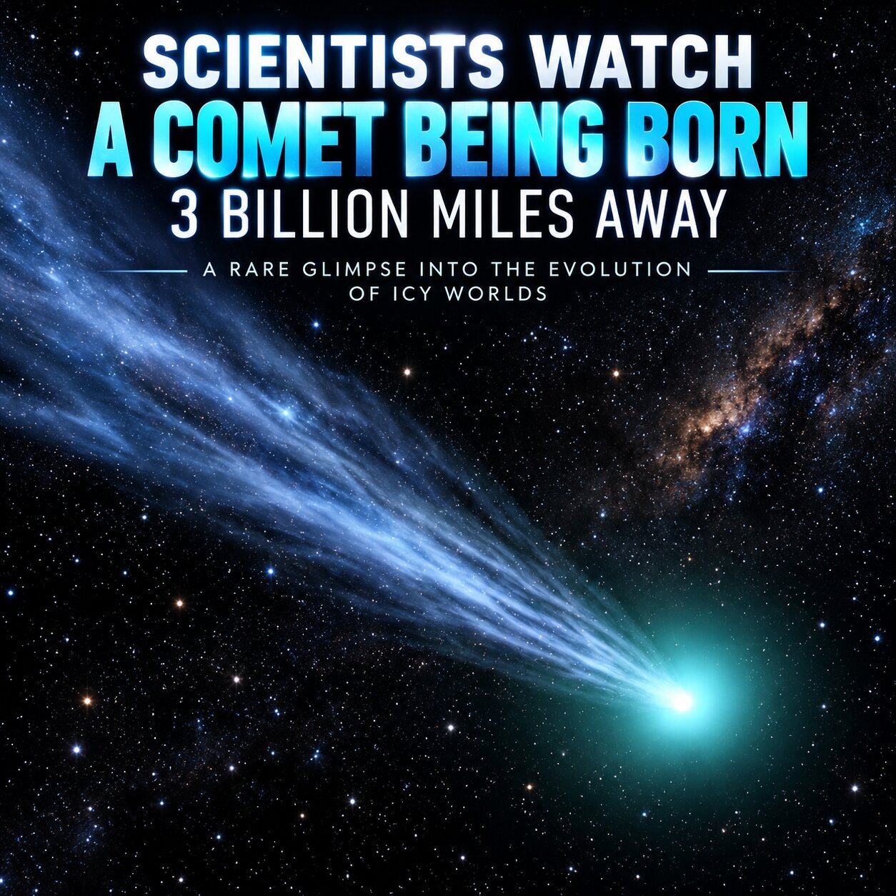 Scientists Watch a Comet Being Born 3 Billion Miles Away