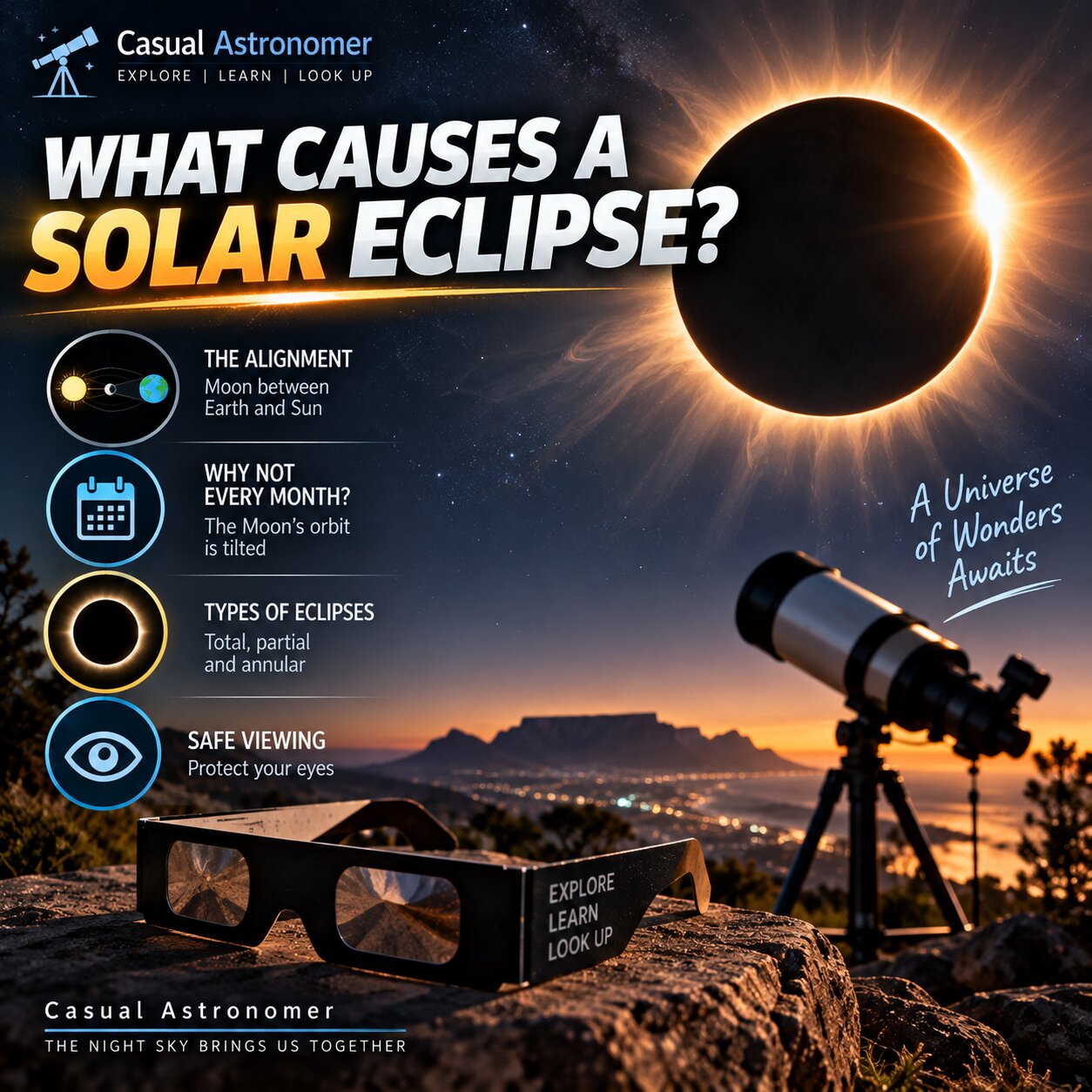 What Causes a Solar Eclipse