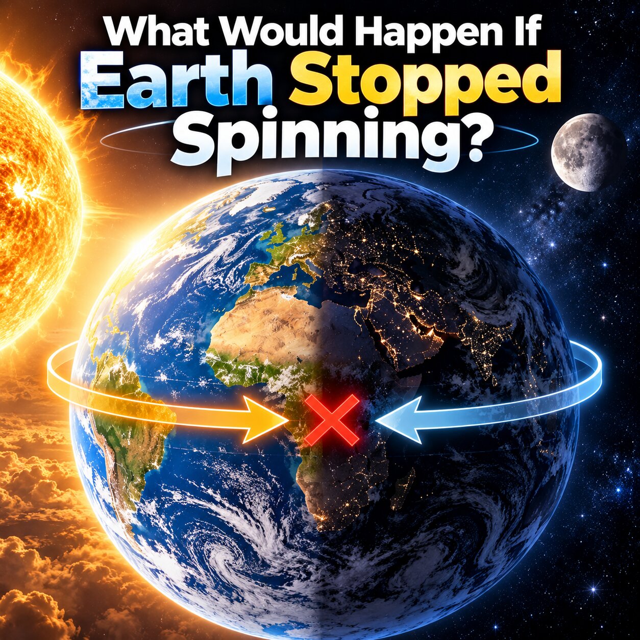 What Would Happen If Earth Stopped Spinning?