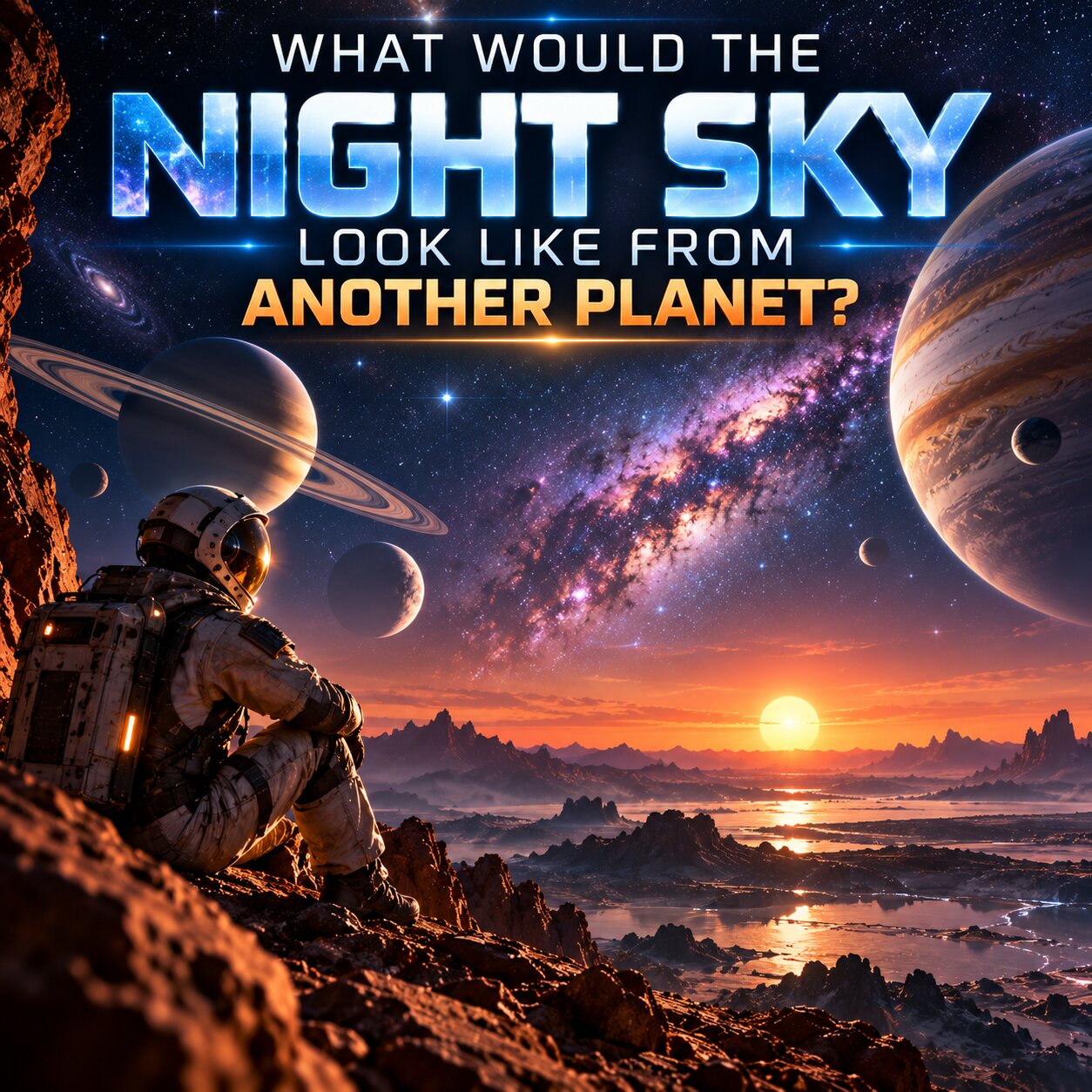 What Would the Night Sky Look Like from Another Planet?