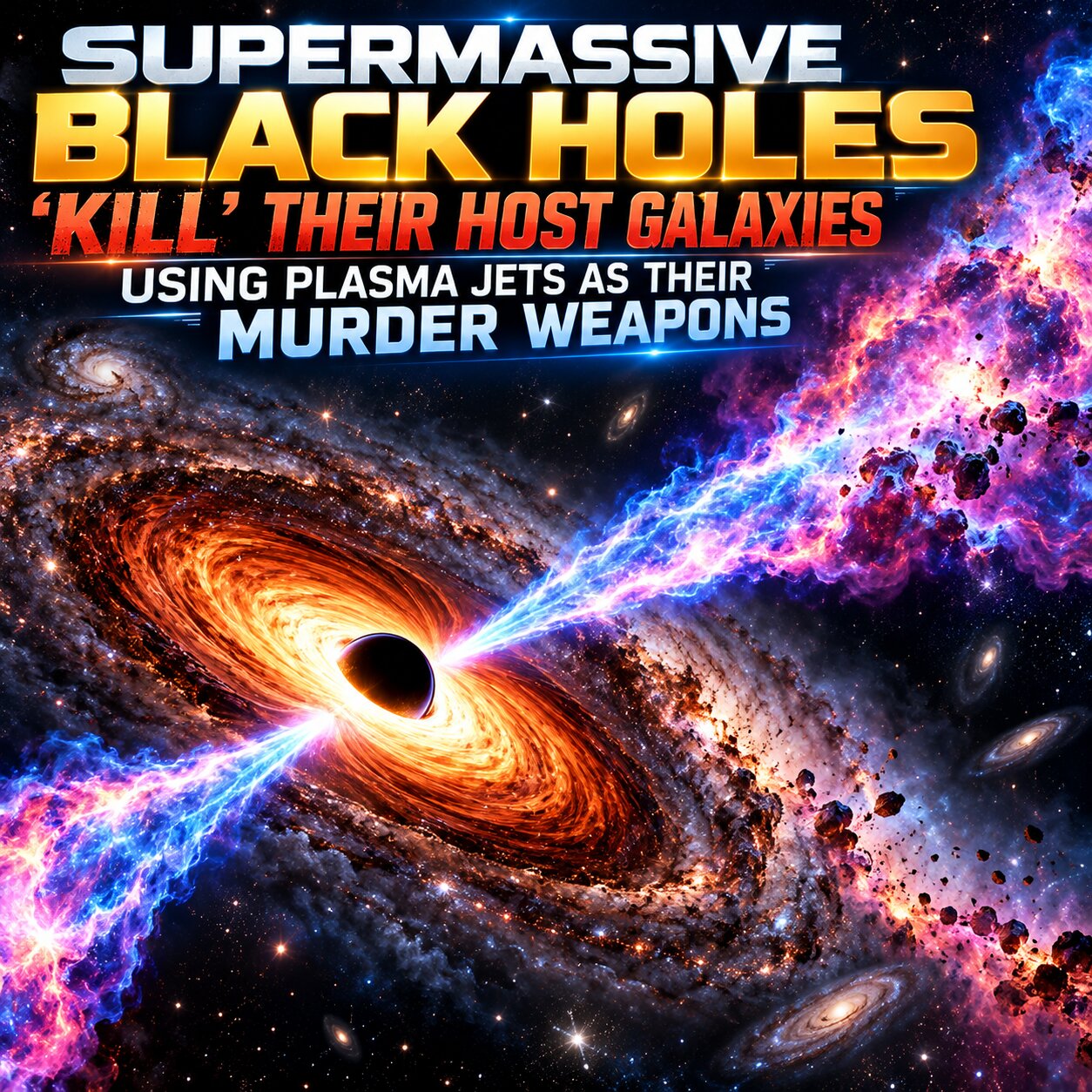 Supermassive Black Hole Jets May Help “Kill” Their Host Galaxies
