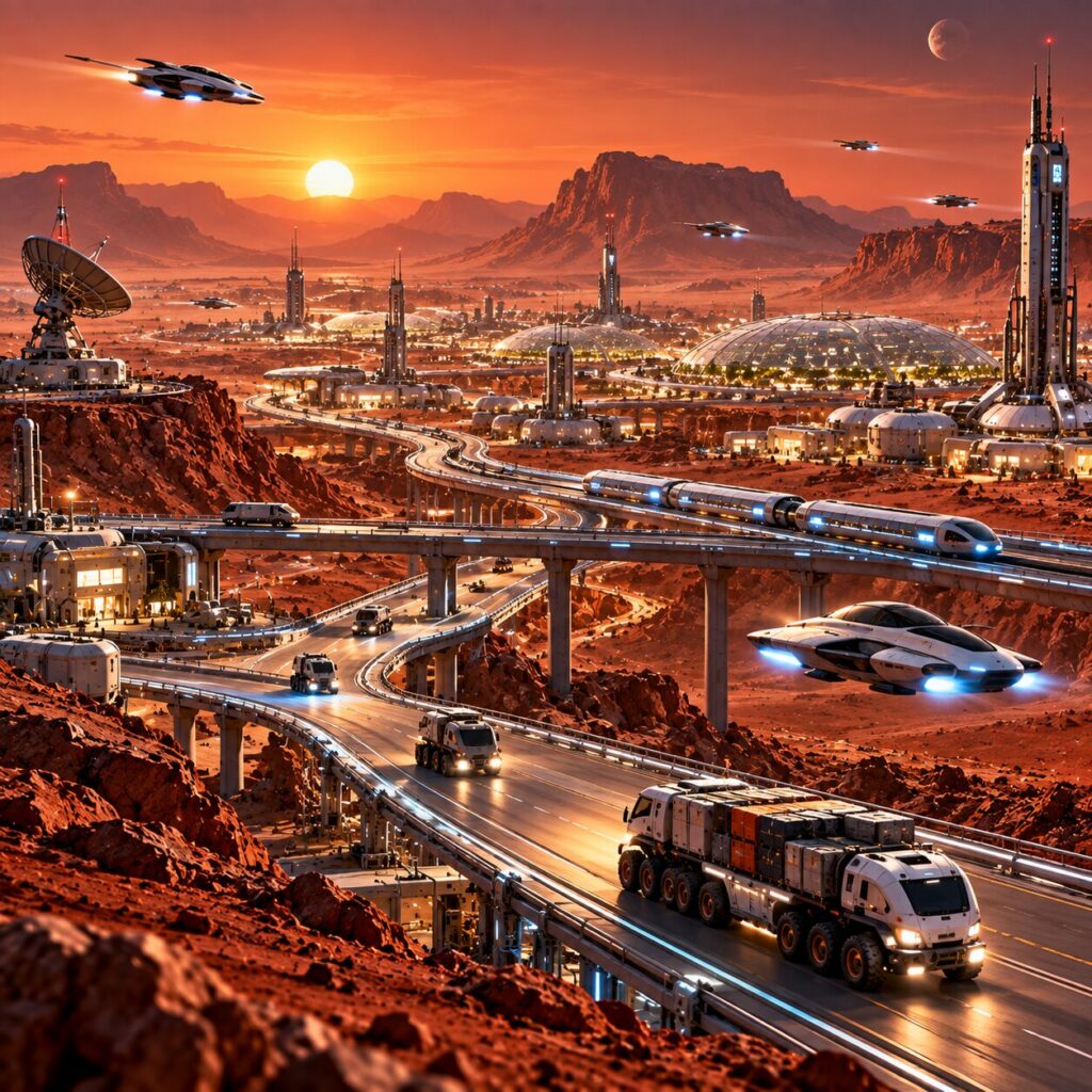 What Mars Could Look Like in 100 Years After We Colonise It main