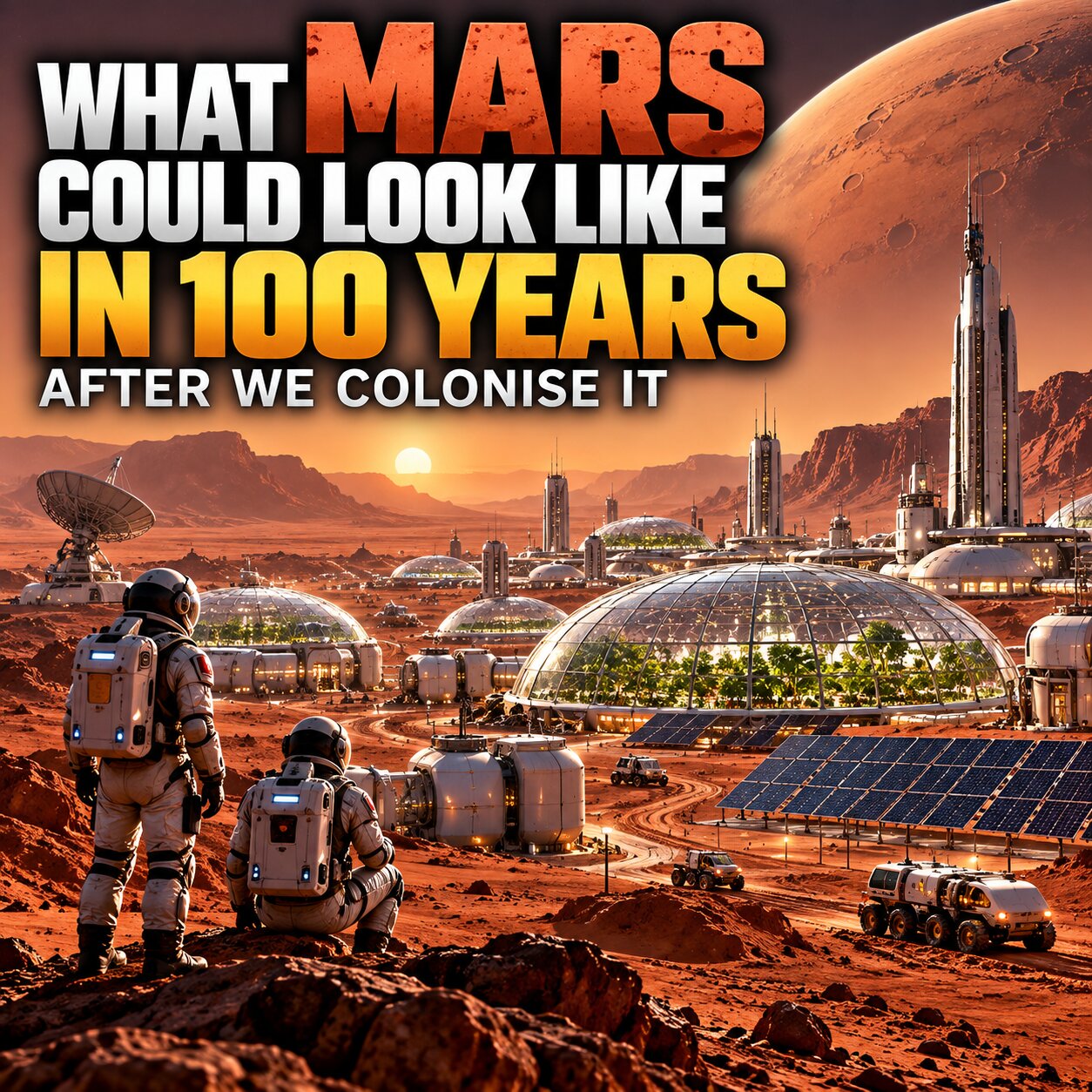 What Mars Could Look Like in 100 Years After We Colonise It main