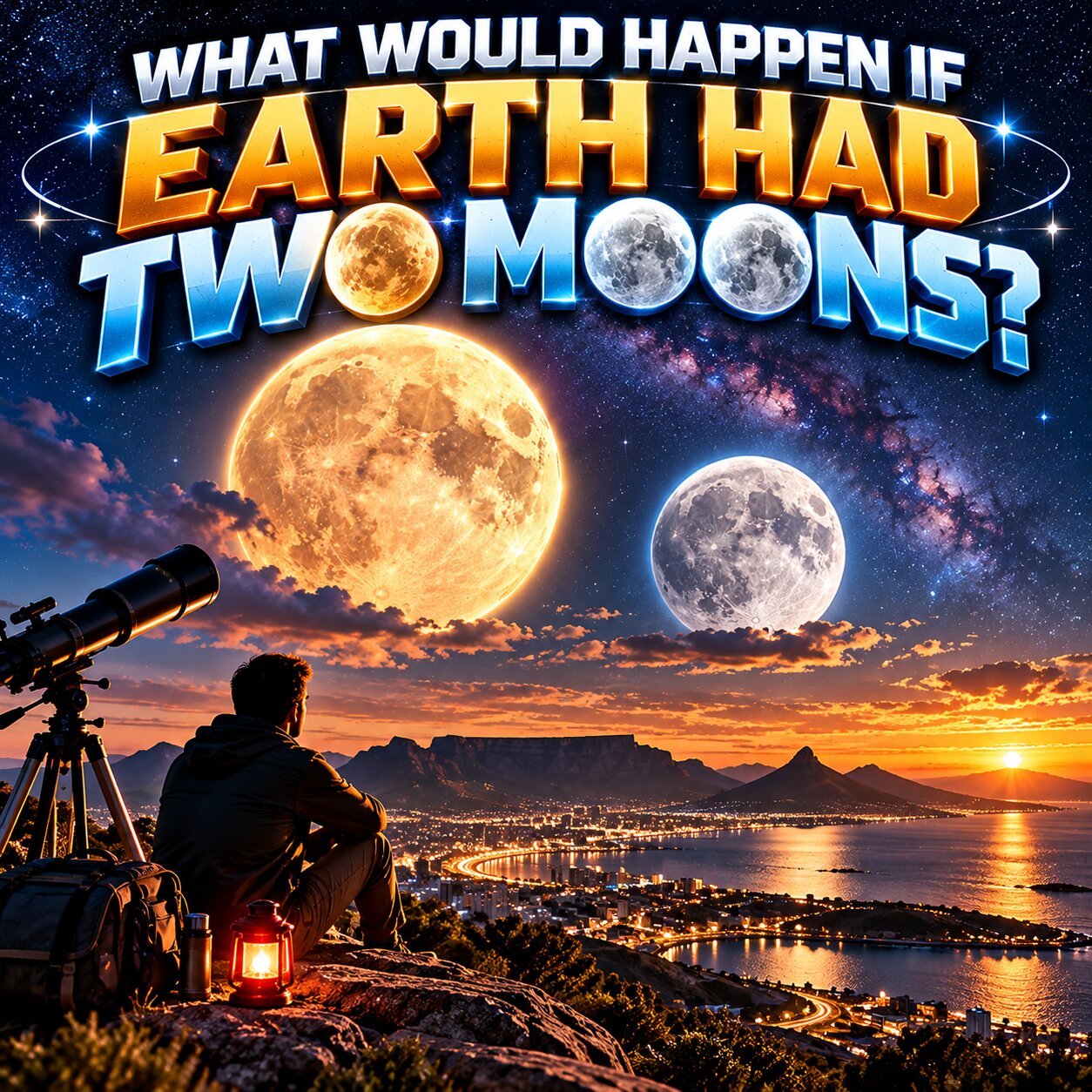 What Would Happen if Earth Had Two Moons?